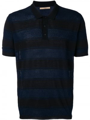 Трикотажная рубашка-поло Nuur. Цвет: синий