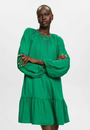 Летнее платье edc by Esprit, темно-зеленый Esprit