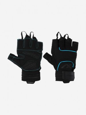 Перчатки для фитнеса , Черный Athlex. Цвет: черный