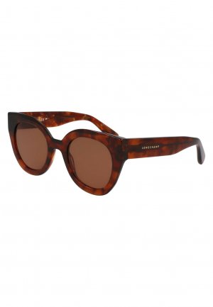 Солнцезащитные очки , фактурные коричневые Longchamp