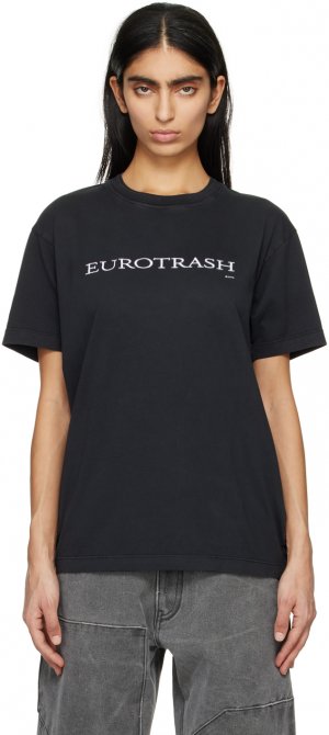 Черная футболка с изображением Леона , цвет Eurotrash/Black Eytys