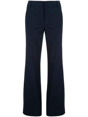Длинные расклешенные брюки Dondup. Цвет: синий
