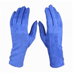 Перчатки , размер 6-8 (17-21 см), голубой Kamukamu. Цвет: голубой
