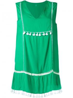 Пляжное платье Sub. Цвет: зелёный