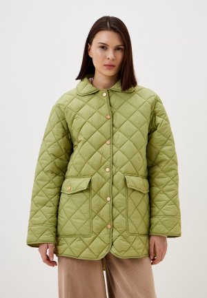 Куртка утепленная Sabrina Scala. Цвет: зеленый