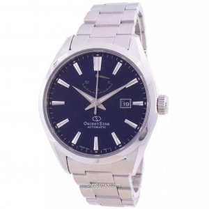 Автоматические мужские часы Star Basic Date, японское производство, синий циферблат RE-AU0403L00B Orient