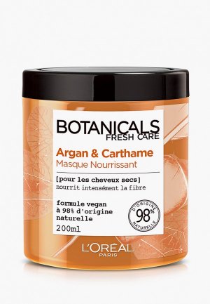Маска для волос LOreal Paris L'Oreal Botanicals, Дикий Шафран, сухих волос, питательная, 200 мл. Цвет: прозрачный