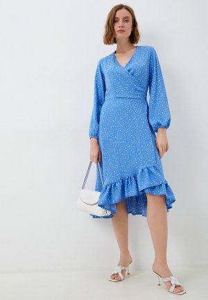 Платье Toku Tino. Цвет: голубой