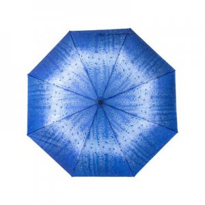 Зонт автоматический женский ZENDEN. Цвет: синий