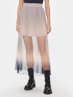 Трапециевидная юбка стандартного кроя , бежевый Armani Exchange