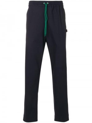 Классические брюки со шнурком на талии Kenzo. Цвет: синий