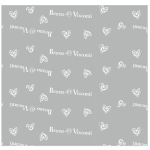 Сумка-рюкзак BrunoVisconti, темно-серый , «GIRL AND RABBIT», Арт. 12-010-018/06 Bruno Visconti. Цвет: серый