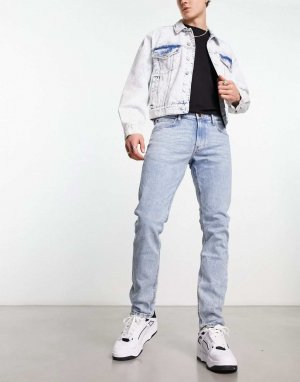 Узкие зауженные джинсы Luke светло-кислотной окраски Lee