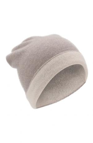 Кашемировая шапка TSUM Collection. Цвет: бежевый