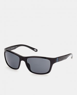 Черные солнцезащитные очки прямоугольной формы , черный Skechers