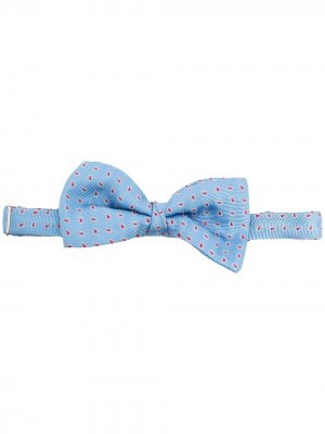 Жаккардовый галстук-бабочка с узором пейсли ETRO. Цвет: синий