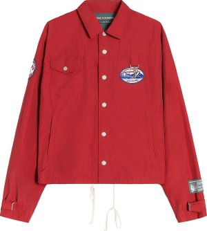 Куртка Patches Nylon Coaches Jacket 'Red', красный Reese Cooper