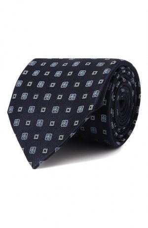 Шелковый галстук Lanvin. Цвет: синий