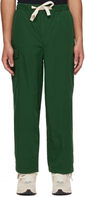 Зеленые брюки-карго Easy Nanamica