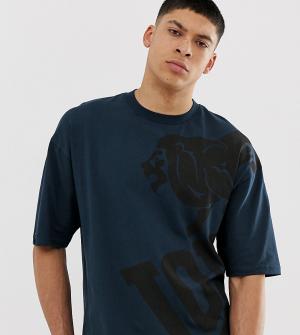 Свободная футболка -Темно-синий Lonsdale
