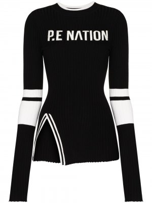 Джемпер Run с логотипом P.E Nation. Цвет: черный