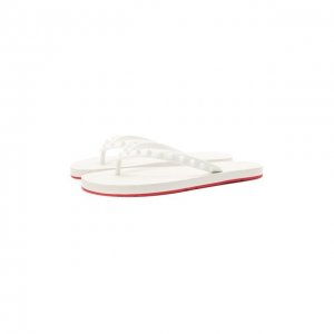 Шлепанцы CHRISTIAN LOUBOUTIN Super Loubi flip flops, оранжевый