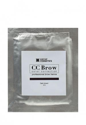 Хна для бровей CC Brow в саше (темно-коричневый), 5 гр. Цвет: коричневый