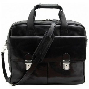 Кожаная сумка для ноутбука Reggio emilia TL140889 Черный Tuscany Leather. Цвет: черный