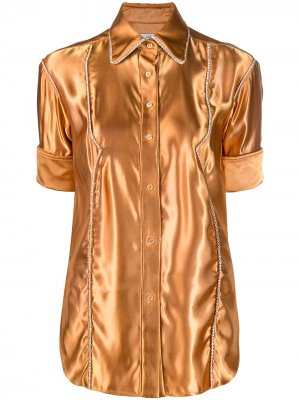 Ковбойская рубашка AREA. Цвет: золотистый