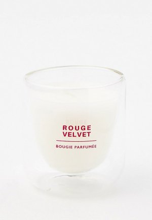 Свеча ароматическая Arome Le Comptoir De Paris ROUGE VELVET (РОЗОВЫЙ ВЕЛЬВЕТ). Цвет: белый
