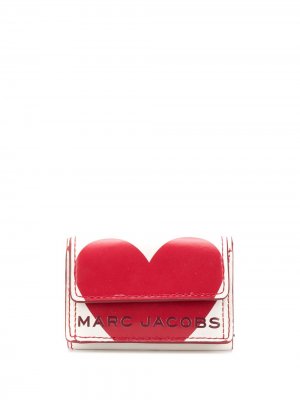Бумажник Heart с логотипом Marc Jacobs. Цвет: белый