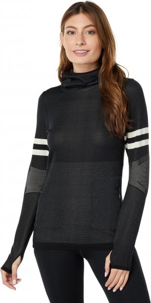 Пуловер с капюшоном Intraknit Merino Tech , черный Smartwool
