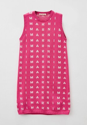 Платье Marni. Цвет: розовый