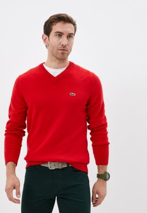 Пуловер Lacoste. Цвет: красный