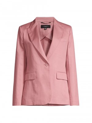 Хлопково-льняная куртка Gelosia , розовый Weekend Max Mara