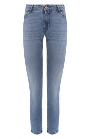 Укороченные джинсы Escada Sport. Цвет: голубой