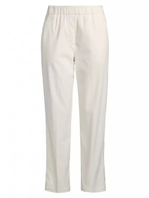 Вельветовые брюки из хлопковой смеси Rosso35, цвет vanilla ROSSO35