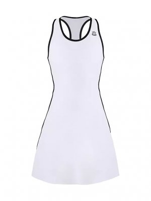 Платье Serena в рамке , белый Alala