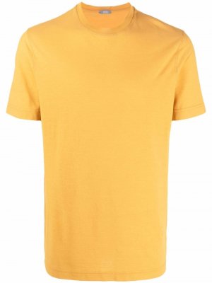 Crew-neck T-shirt Zanone. Цвет: желтый