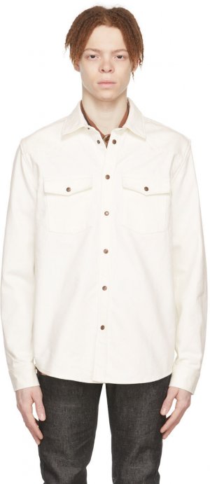 Джинсовая рубашка Off-White George Nudie Jeans