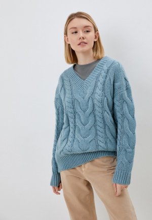 Пуловер Lusio. Цвет: бирюзовый