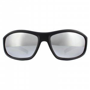 Черные резиновые серебряные зеркальные поляризованные солнцезащитные очки с запахом montana, черный Montana