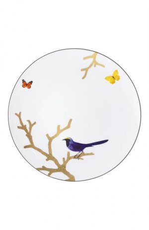 Тарелка обеденная Aux Oiseaux Bernardaud. Цвет: разноцветный