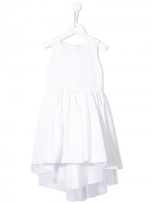 Жаккардовое платье с узором NOON BY NOOR MINI. Цвет: белый