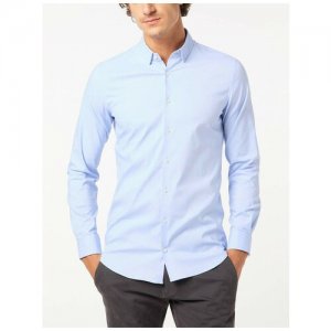 Мужская рубашка Pierre Cardin длинный рукав Futurefleх (04504/000/27223/9001 Размер 42). Цвет: голубой