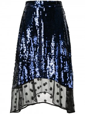Кружевная юбка с пайетками Markus Lupfer
