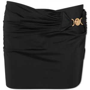 Мини-юбка из лайкры, черный Versace