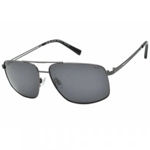 Солнцезащитные очки IB12416, серый, серебряный Invu. Цвет: серебристый/серый/стальной
