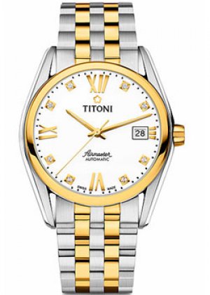 Швейцарские наручные мужские часы 83909-SY-063. Коллекция Airmaster Titoni