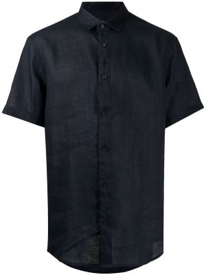 Рубашка с короткими рукавами Armani Exchange. Цвет: синий